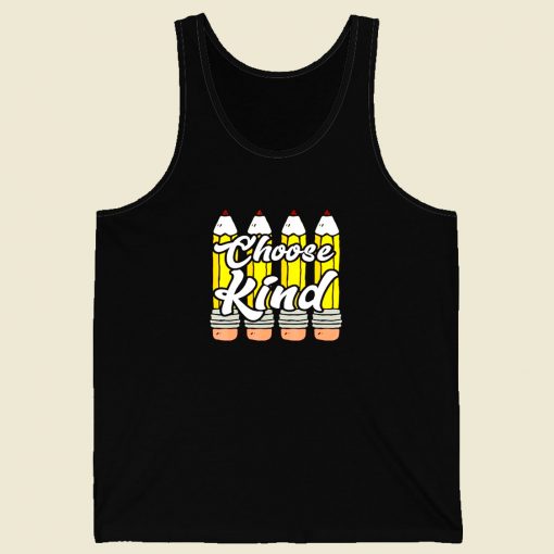 Pencil Choose Kind Men Tank Top