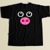 Pig Face Costume 80s Men T Shirt