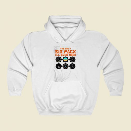 Pilots Six Pack Flight Instruments Aviation Street Hoodie Style