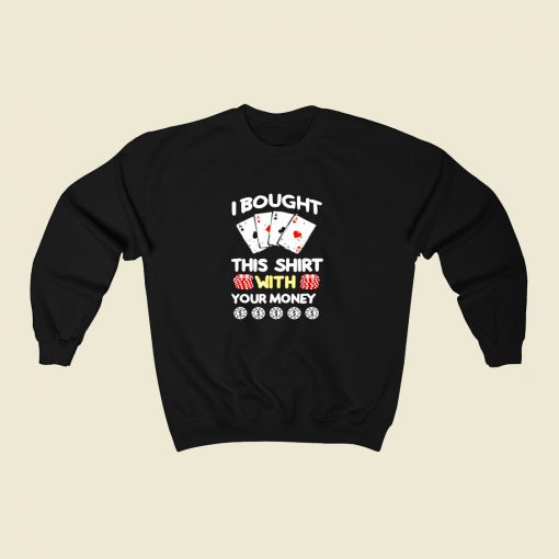 Poker 80s Fashionable Sweatshirt