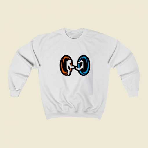 Portal Couple Christmas Sweatshirt Style