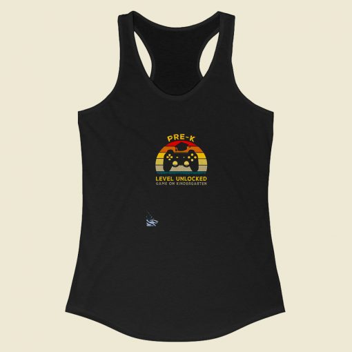 Pre K Level Unlocked Game On Kindergarten Racerback Tank Top Style