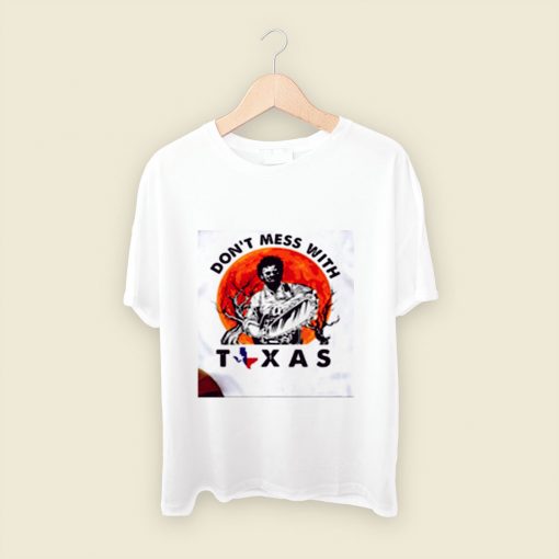 Pretty Leatherface Dont Mess With Texas Sunset Men T Shirt Style