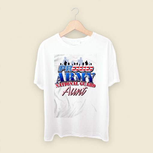 Proud Army National Guard Men T Shirt Style