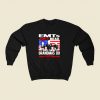 Proud Emt Grandma 80s Fashionable Sweatshirt