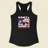 Proud Emt Grandma Racerback Tank Top Style