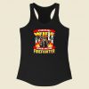 Proud Wife Of A Firefighter Racerback Tank Top Style