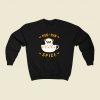 Pugkin Spice Pug 80s Fashionable Sweatshirt