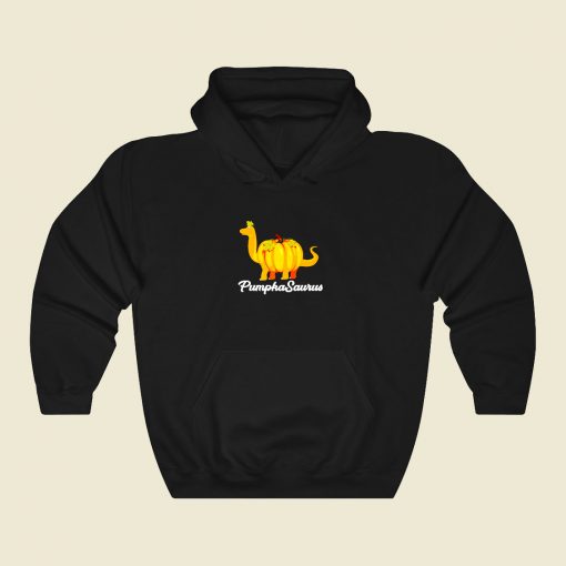 Pumpkasaurus Dinosaur 80s Hoodie Fashion