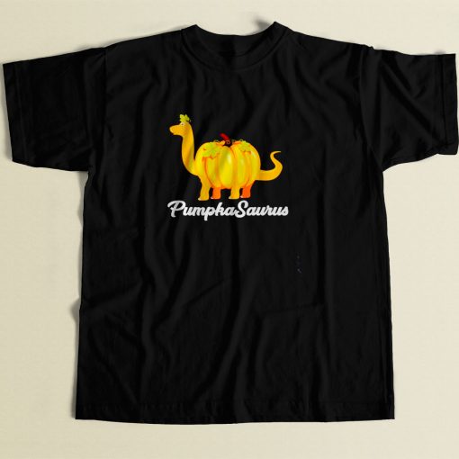 Pumpkasaurus Dinosaur 80s Men T Shirt