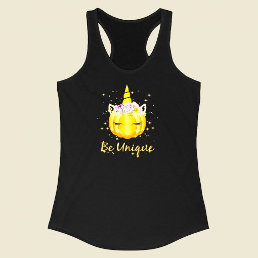 Pumpkin Be Unique Racerback Tank Top Style