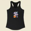 Pumpkin Black Cat Halloween Racerback Tank Top Style