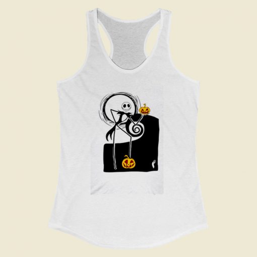 Pumpkin King Women Racerback Tank Top