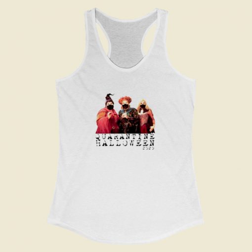 Quarantine Halloween 2020 Women Racerback Tank Top