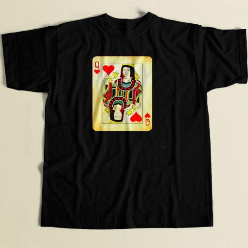 Queen Of Hearts Costume Halloween Deck Of Cards 80s Men T Shirt