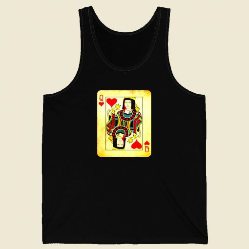 Queen Of Hearts Costume Halloween Deck Of Cards Men Tank Top