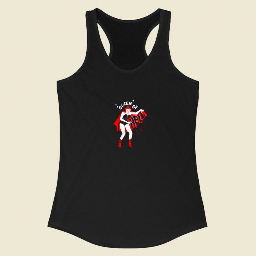 Queen Of Hell Racerback Tank Top Style