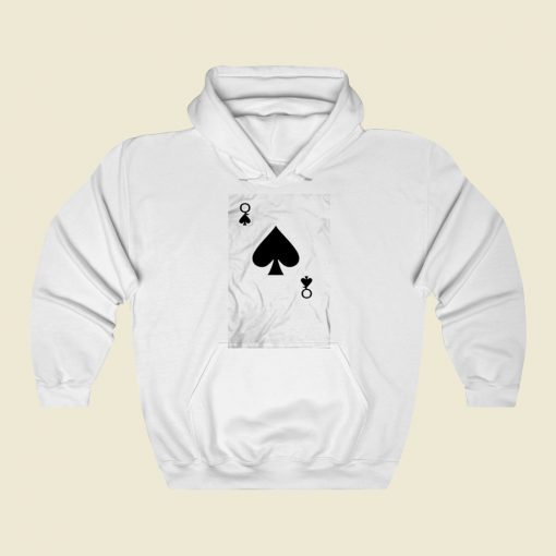 Queen Of Spades Deck Street Hoodie Style