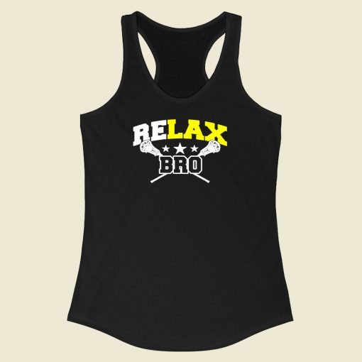 Relax Bro Racerback Tank Top Style