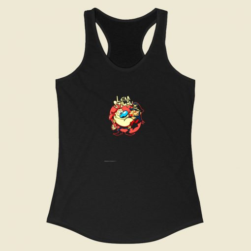 Ren Stimpy Lem Rock Heavy Metal Racerback Tank Top Style