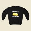 Respect The Potato 80s Fashionable Sweatshirt