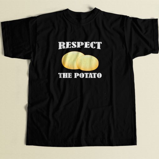 Respect The Potato 80s Men T Shirt