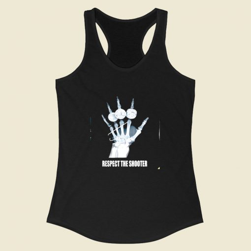 Respect The Shooter Racerback Tank Top Style