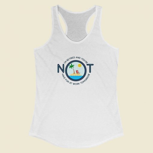 Retired Women Racerback Tank Top