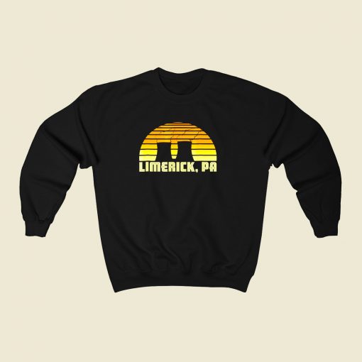 Retro Limerick 80s Fashionable Sweatshirt