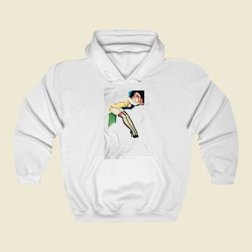 Retro Pin Up Girl Street Hoodie Style