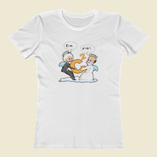 Rip Pythagoras And Albert Einstein Women T Shirt Style