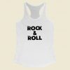 Rock And Roll Women Racerback Tank Top