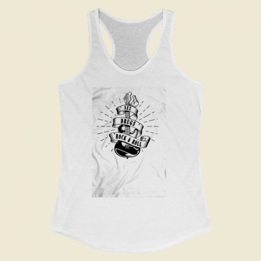 Rock Guitarist Women Racerback Tank Top