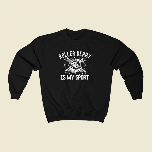 Roller Derby 80s Fashionable Sweatshirt