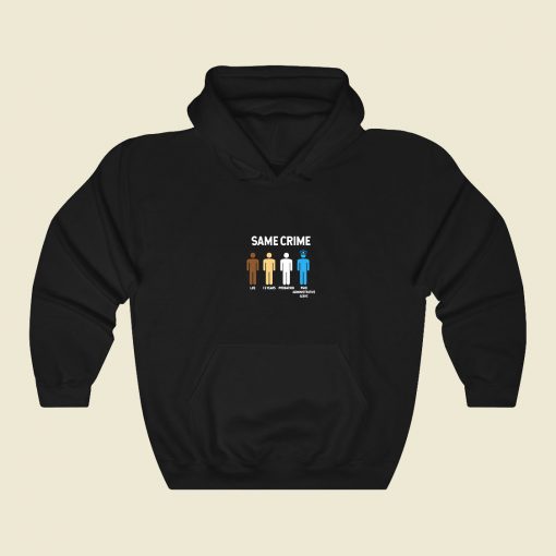 Same Crime African American 80s Hoodie Fashion