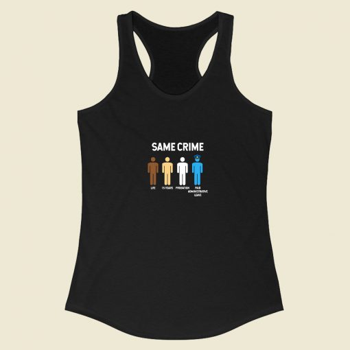 Same Crime African American Racerback Tank Top Style