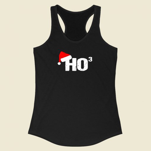 Santa Ho Ho Ho Racerback Tank Top Style