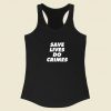 Save Lives Do Crimes Racerback Tank Top Style