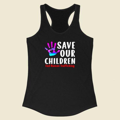 Save Our Children Racerback Tank Top Style