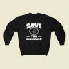 Save The Manuals 80s Fashionable Sweatshirt