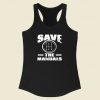 Save The Manuals Racerback Tank Top Style