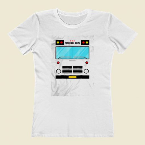 School Bus Women T Shirt Style