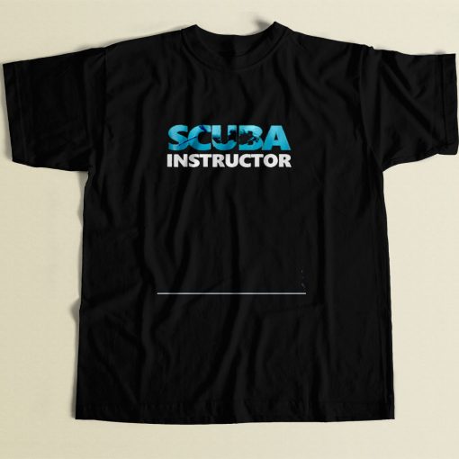 Scuba Instructor 80s Men T Shirt