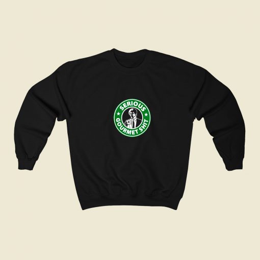 Serious Gourmet Coffee 80s Fashionable Sweatshirt