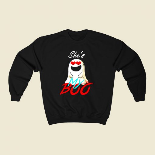 Shes My Boo 80s Fashionable Sweatshirt