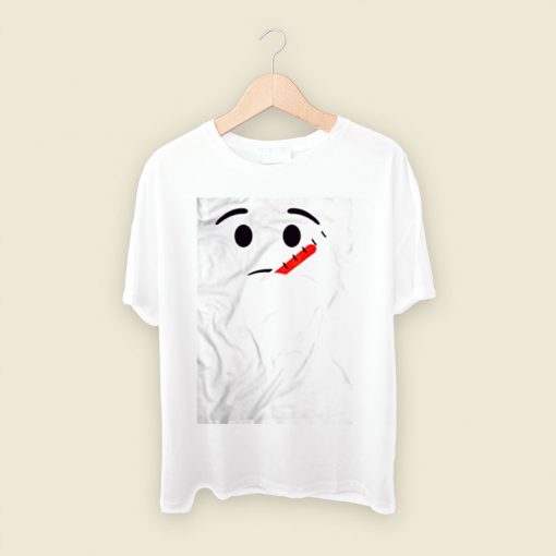 Sick Face With Thermometer Emojis Men T Shirt Style