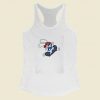 Skateboard Bunny Women Racerback Tank Top