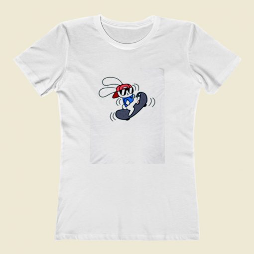 Skateboard Bunny Women T Shirt Style