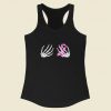 Skeleton Hands Boobs Racerback Tank Top Style