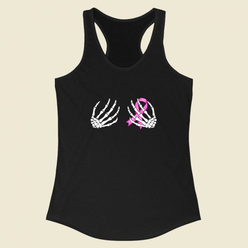 Skeleton Hands Boobs Racerback Tank Top Style